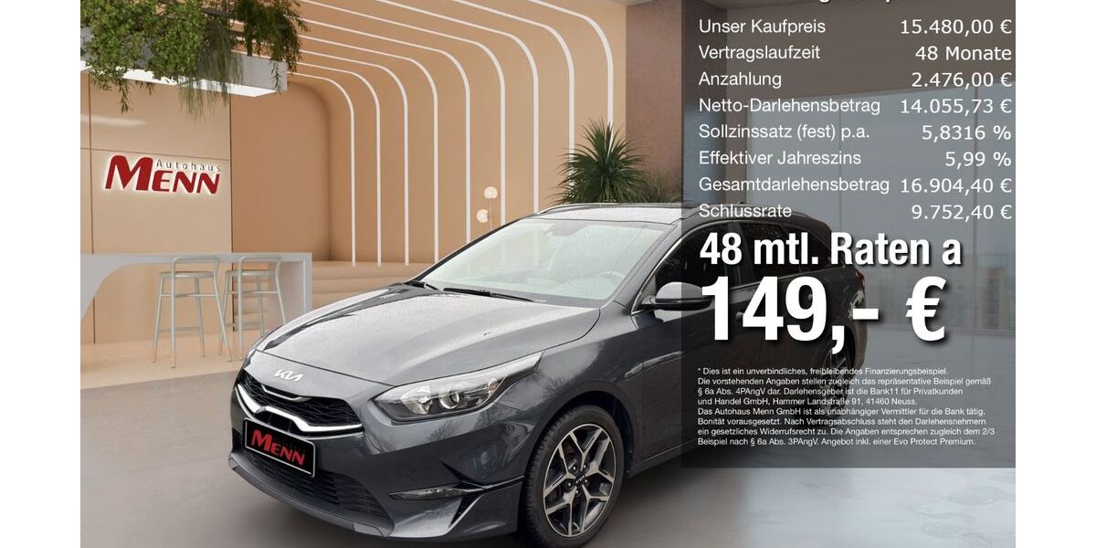 Kia ceed Sportswagon 104.620 km 15.480 &euro; Siegen 57074