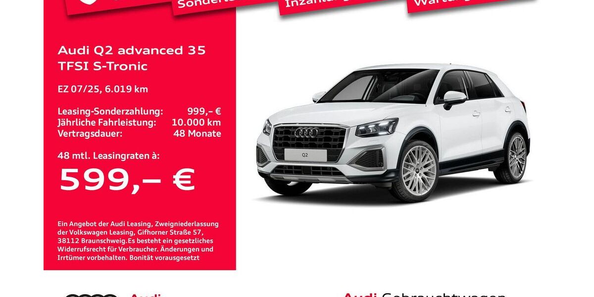 Audi Q2 6.019 km 47.747 &euro; Bremen 28207