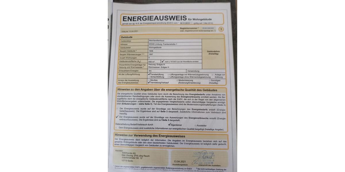 Etagenwohnung Limburg an der Lahn - 3 Zimmer, 110 m&sup2;, 329.000&euro; | Angebot:27096186