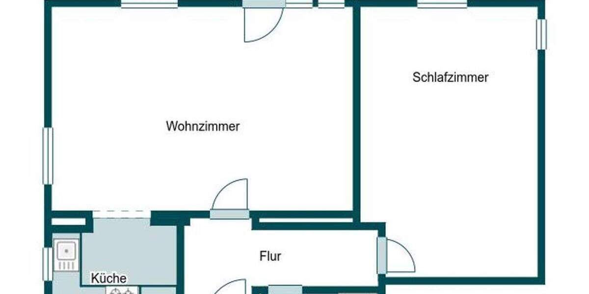 Gepflegte 2-Zimmer-Wohnung mit Terrasse, Gartenanteil und TG-Stellplatz in Kornwestheim 2 zimmer
