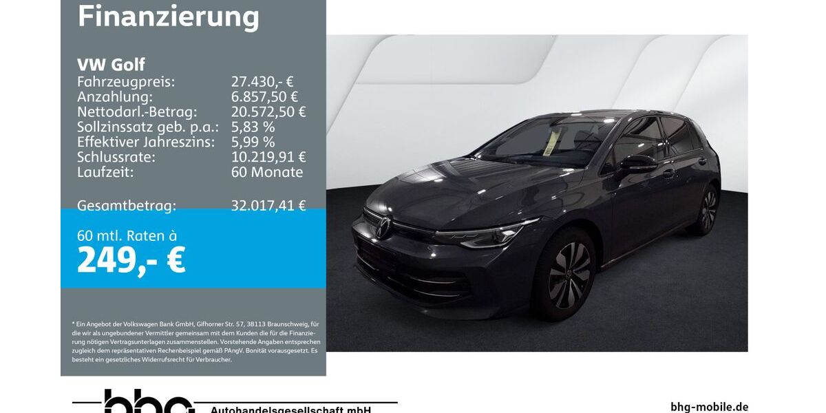 VW Golf 25.290 km 27.430 &euro; Balingen 72336