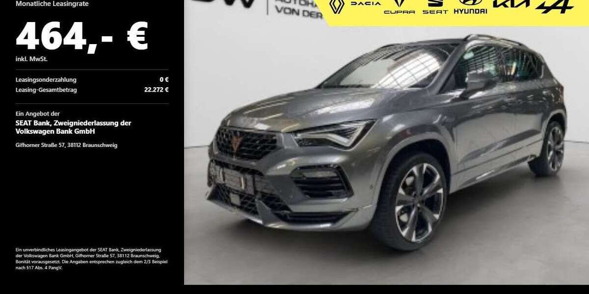 Cupra Ateca 24.500 km 29.780 &euro; Heilbronn 74076