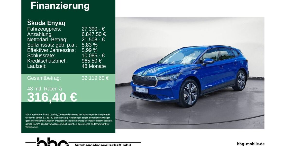 Skoda Enyaq 25.471 km 26.790 &euro; Freiburg 79115