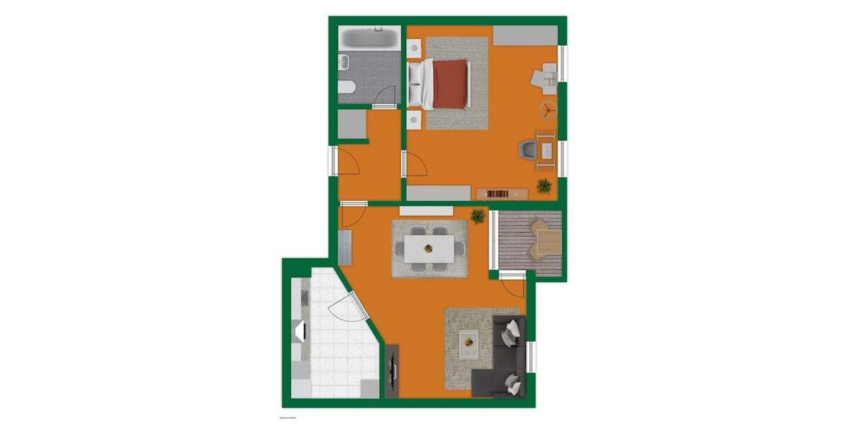 Etagenwohnung Weil am Rhein - 2 Zimmer, 82 m&sup2;, 1.400&euro; | Angebot:25542186