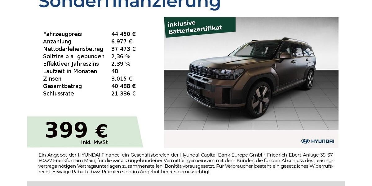 Hyundai SANTA FE 17.150 km 42.950 &euro; Fürth 90763