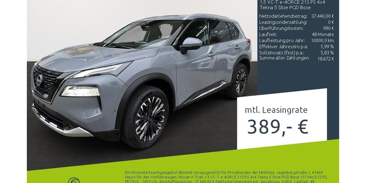 Nissan X-Trail 11.262 km 37.370 &euro; Ahaus 48683