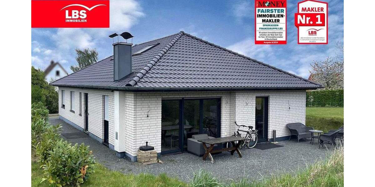 Bungalow Hille Oberlübbe - 4 Zimmer, 114 m&sup2;, 329.000&euro; | Angebot:24461736