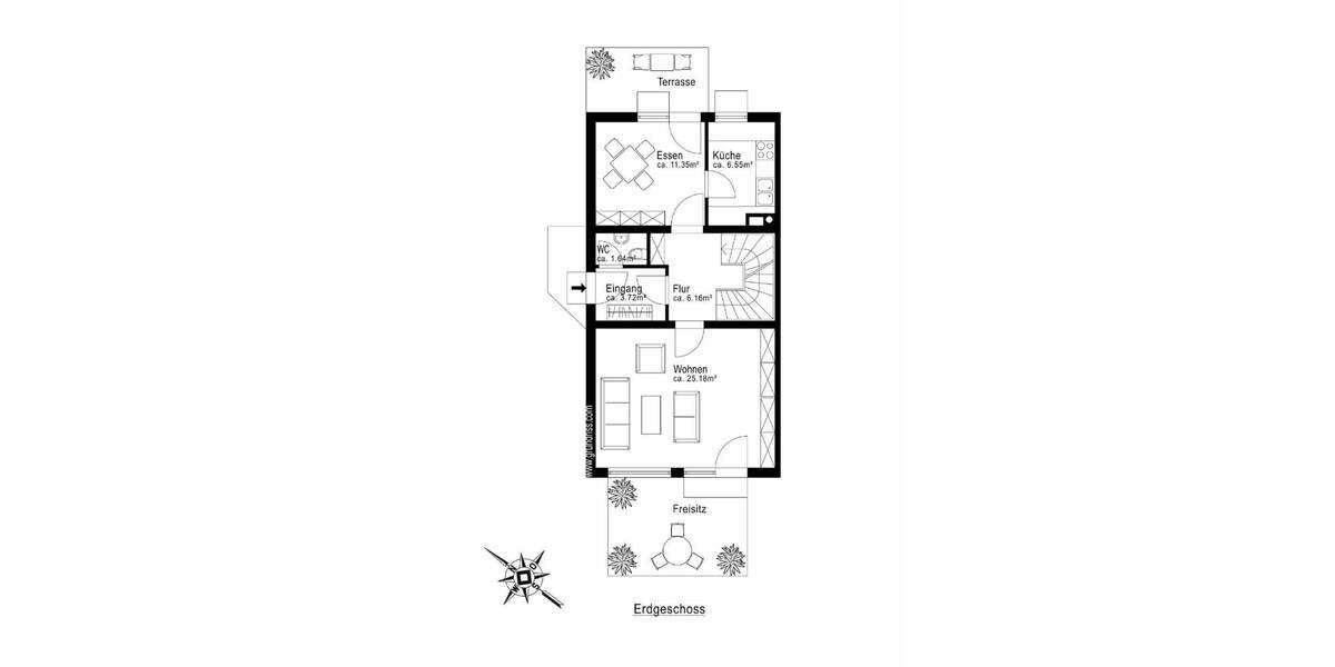 Reihenendhaus München Aubing-Lochhausen-Langwied - 5 Zimmer, 149 m&sup2;, 975.000&euro; | Angebot:26289372
