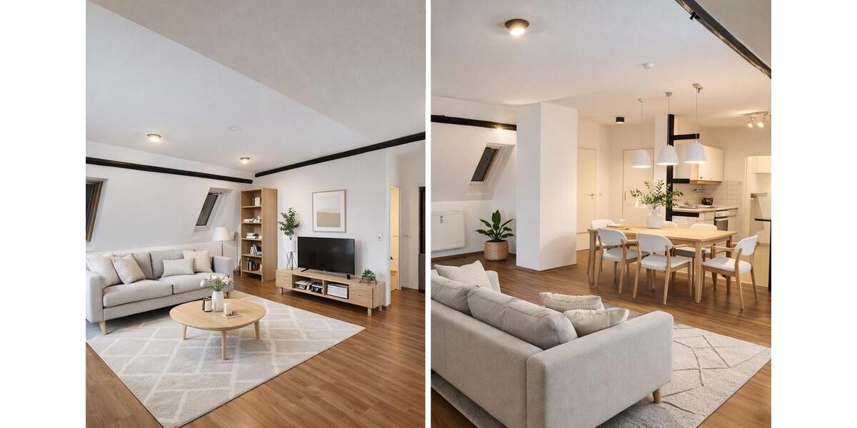 Dachgeschoßwohnung Nottuln - 2.5 Zimmer, 67 m&sup2;, 735&euro; | Angebot:25991567