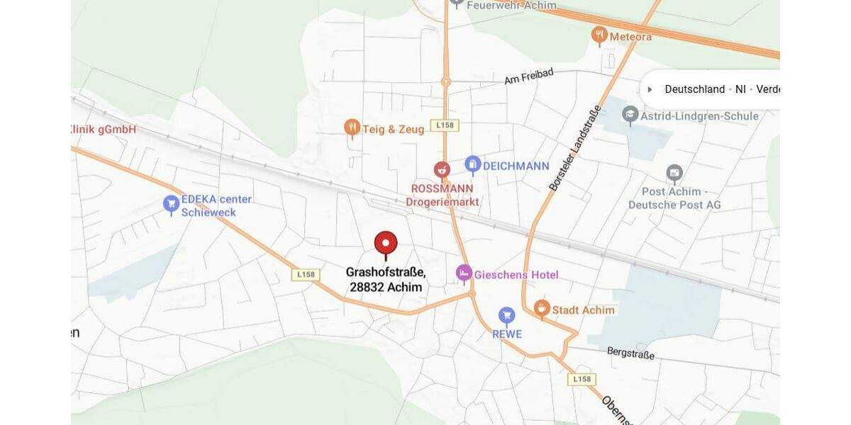 Achim Zentrum-Grundstück mit Altimmobilie. zimmer