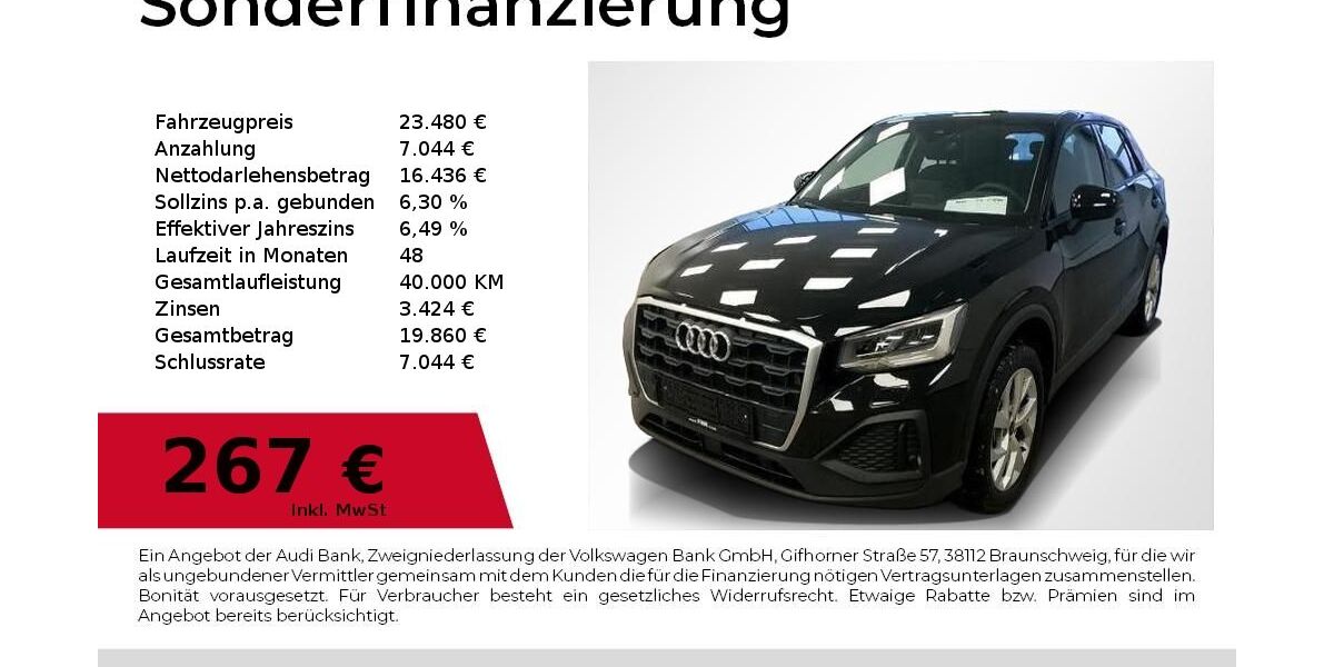 Audi Q2 4.300 km 23.480 &euro; Lauf an der Pegnitz 91207