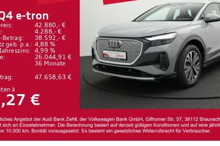 Audi Q4 e-tron 8.100 km 41.770 &euro; Gersthofen 86368
