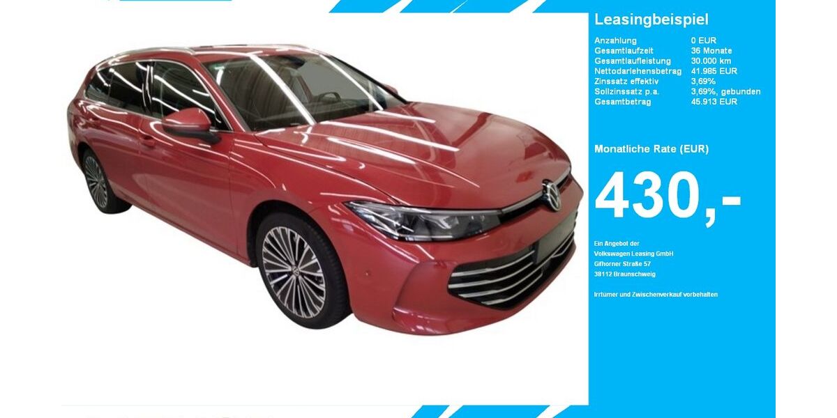 VW Passat 11.496 km 38.785 &euro; Gütersloh 33334