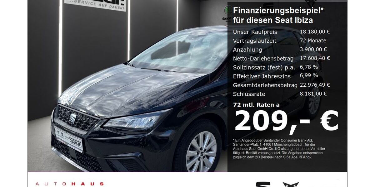 Seat Ibiza 27.650 km 17.780 € Ulm 89077