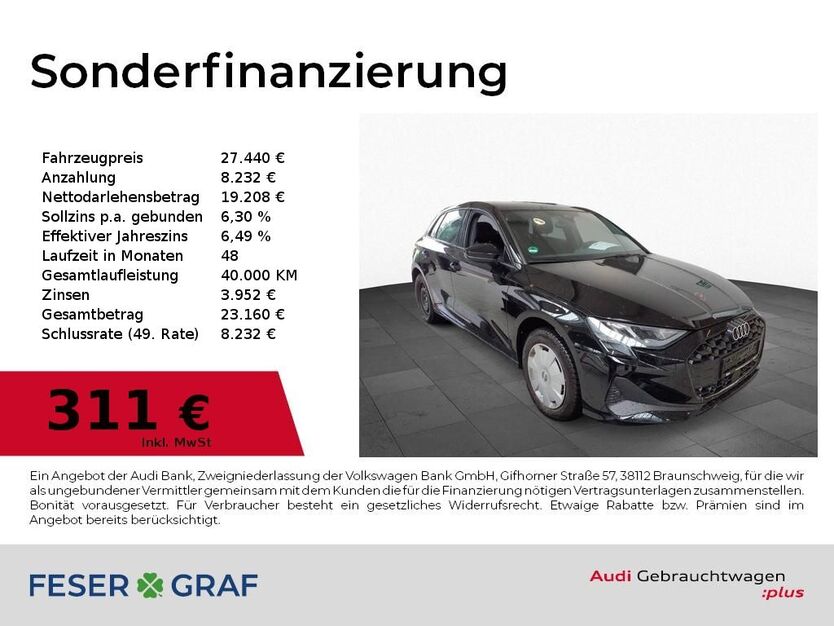Audi A3 21.100 km 27.440 € Nürnberg 90411