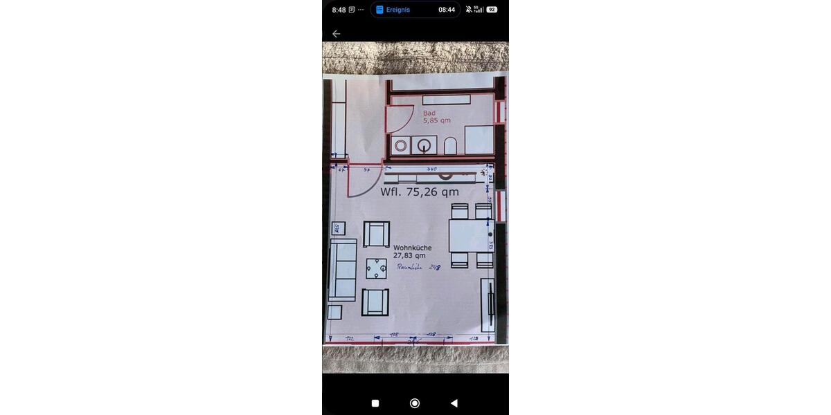 Etagenwohnung Metten - 2 Zimmer, 75 m&sup2;, 700&euro; | Angebot:26414620