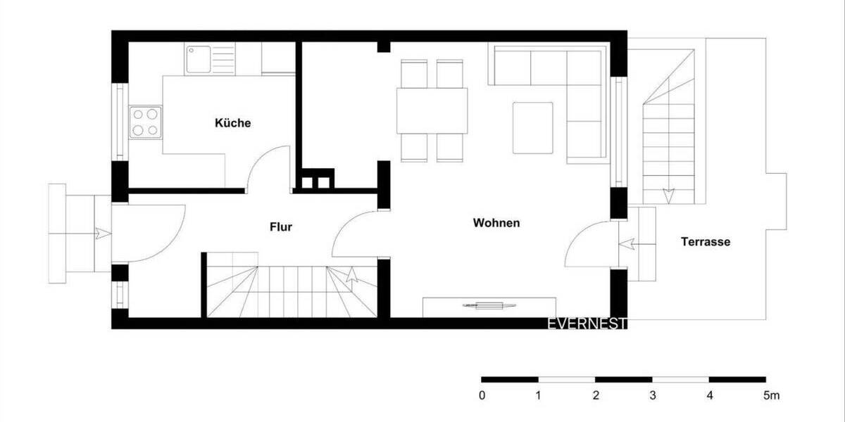 Reihenmittelhaus Flensburg Jürgensby - 4 Zimmer, 98 m&sup2;, 229.000&euro; | Angebot:25687053