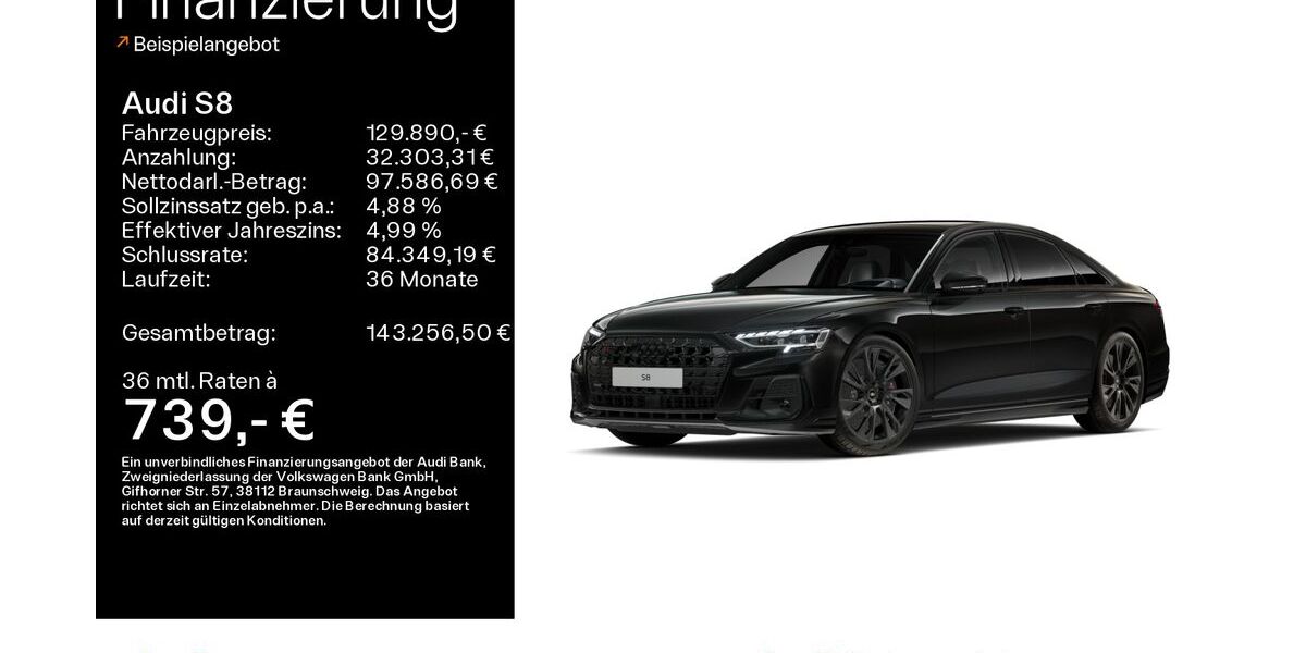 Audi S8 3.306 km 129.890 &euro; Hofheim 65719