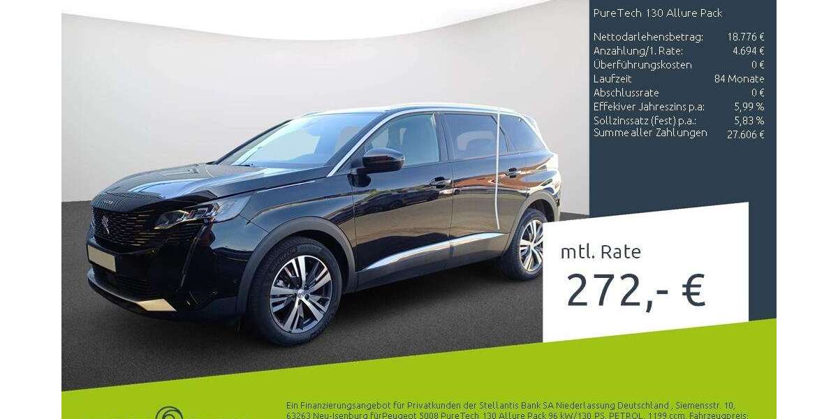 Peugeot 5008 25.493 km 23.470 &euro; Dülmen 48249