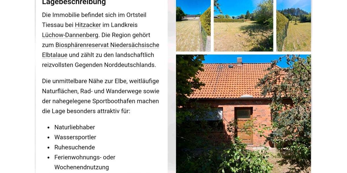 Einfamilienhaus Hitzacker (Elbe) - 6 Zimmer, 91 m&sup2;, 156.000&euro; | Angebot:26790389