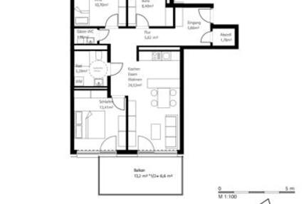 Wohnung Burghausen - 4 Zimmer, 86 m&sup2;, 1.118&euro; | Angebot:26086238