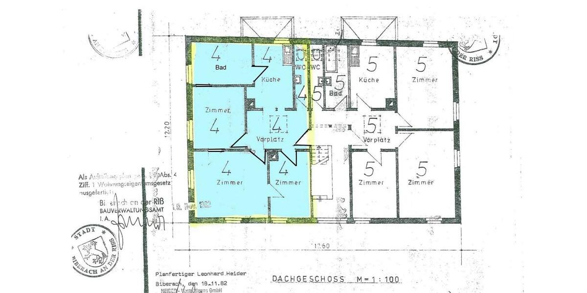 Etagenwohnung Biberach an der Riß - 3 Zimmer, 70 m&sup2;, 178.000&euro; | Angebot:26941698