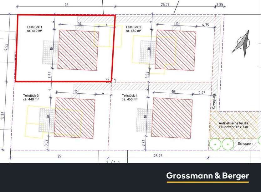 Grundstück zu verkaufen in Buchholz 225.000 € 585 m²