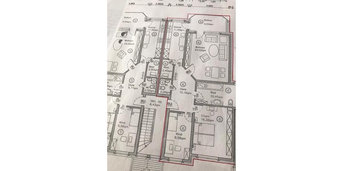 Etagenwohnung Steinhagen - 3 Zimmer, 91 m&sup2;, 900&euro; | Angebot:26327018