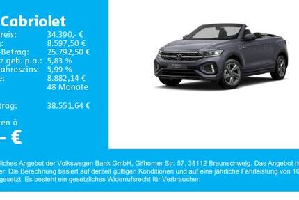 VW T-Roc 15.100 km 34.390 &euro; Gersthofen 86368