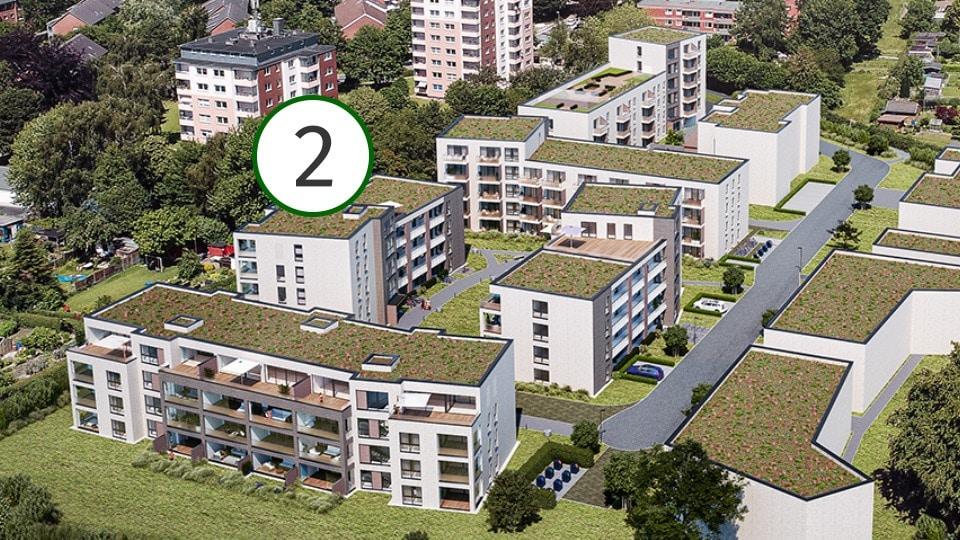 Wohnquartier - MUMMSCHE KOPPEL: Wohnen zwischen Campus & Innenstadt Modernes 4-Zimmer-Penthouse 4 zimmer
