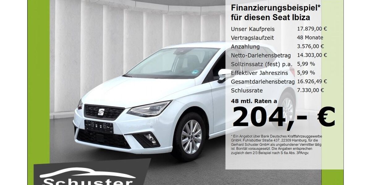 Seat Ibiza 17.194 km 17.879 &euro; Ruhstorf 94099