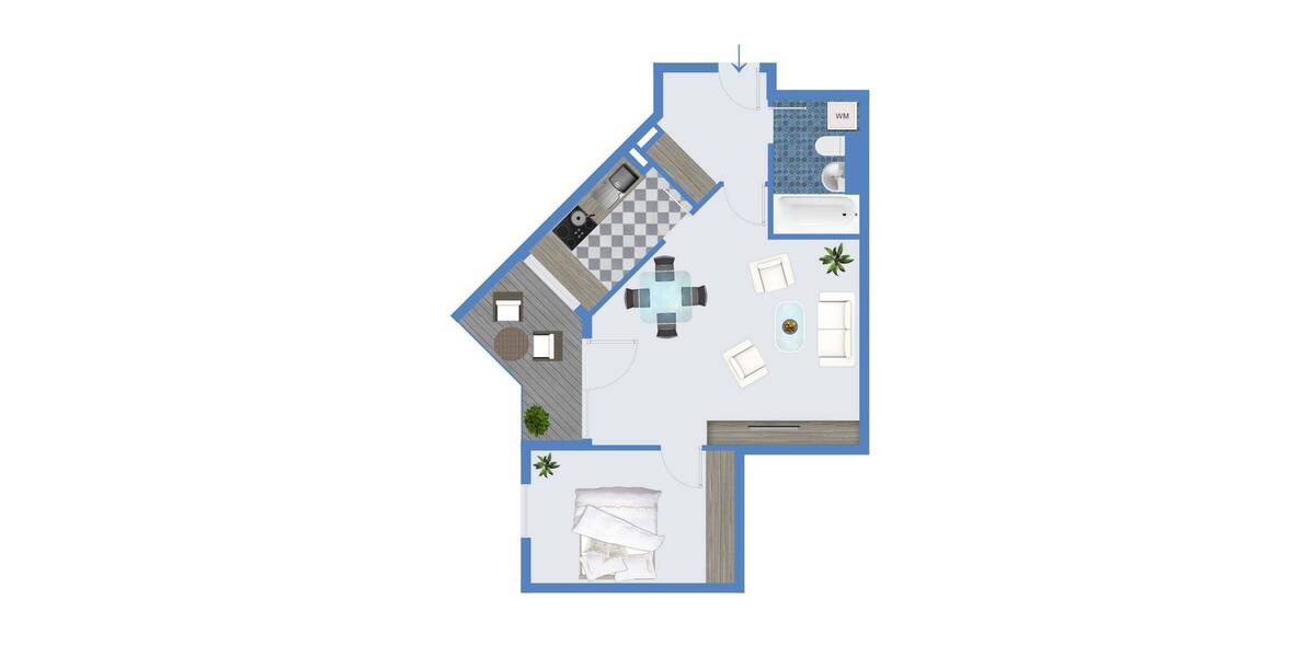 Etagenwohnung Schöneiche - 2 Zimmer, 54 m&sup2;, 165.000&euro; | Angebot:26874910