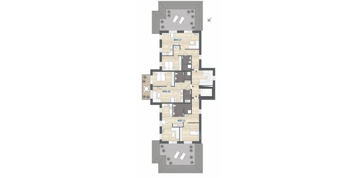 Etagenwohnung Werlte - 2 Zimmer, 76 m&sup2;, 272.000&euro; | Angebot:25674334