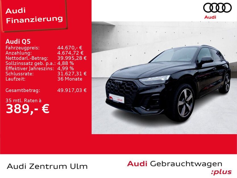 Audi Q5 19.180 km 44.670 € Ulm 89073