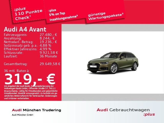 Audi A4 29.376 km 27.480 &euro; München 81825