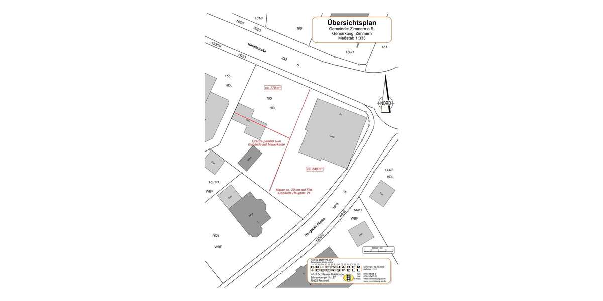 Grundstück zu verkaufen in Zimmern ob Rottweil 409.974 € 389 m² zimmer