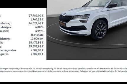 Skoda Karoq 45.950 km 26.989 &euro; Leinefelde-Worbis/DE 37327