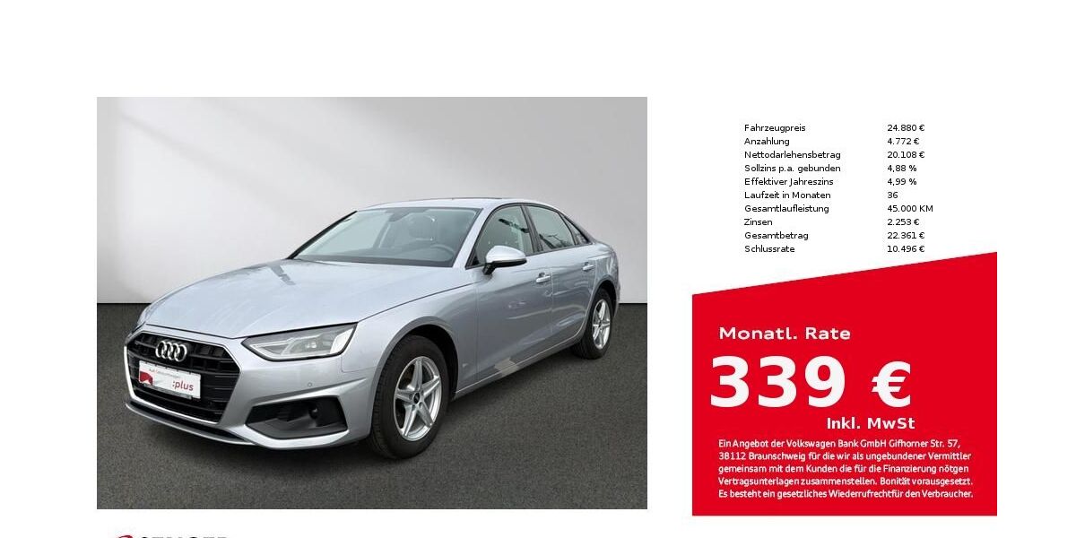 Audi A4 40.400 km 24.880 &euro; Bielefeld 33609