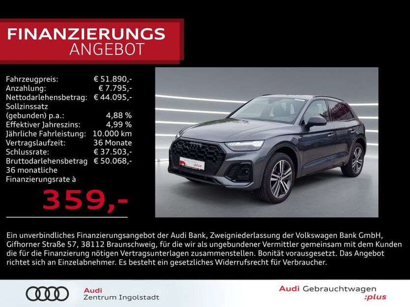 Audi Q5 20.937 km 51.890 € Ingolstadt 85057