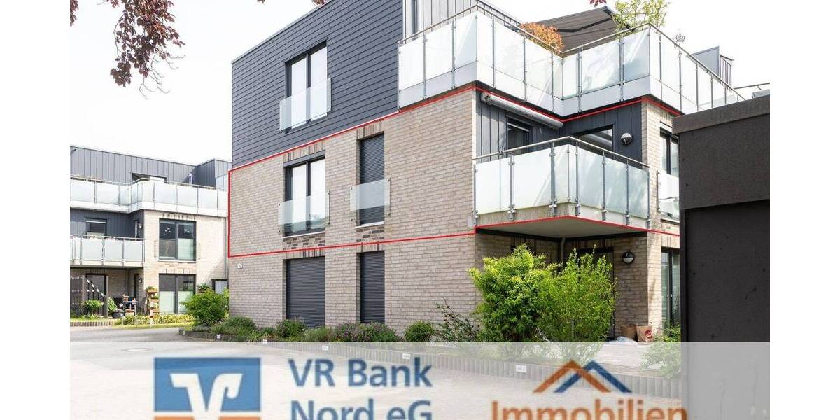Etagenwohnung Husum - 3 Zimmer, 88 m&sup2;, 345.000&euro; | Angebot:26807377