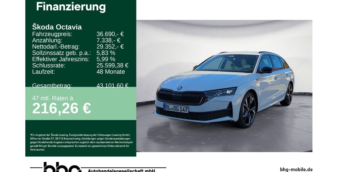 Skoda Octavia 7.006 km 36.690 &euro; Albstadt 72458