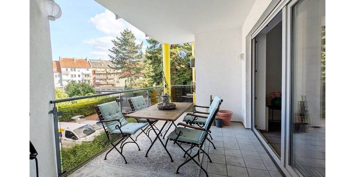4-Zi.-Wohnung mit großem Balkon, Blick ins Grüne und Tiefgarage 4 zimmer