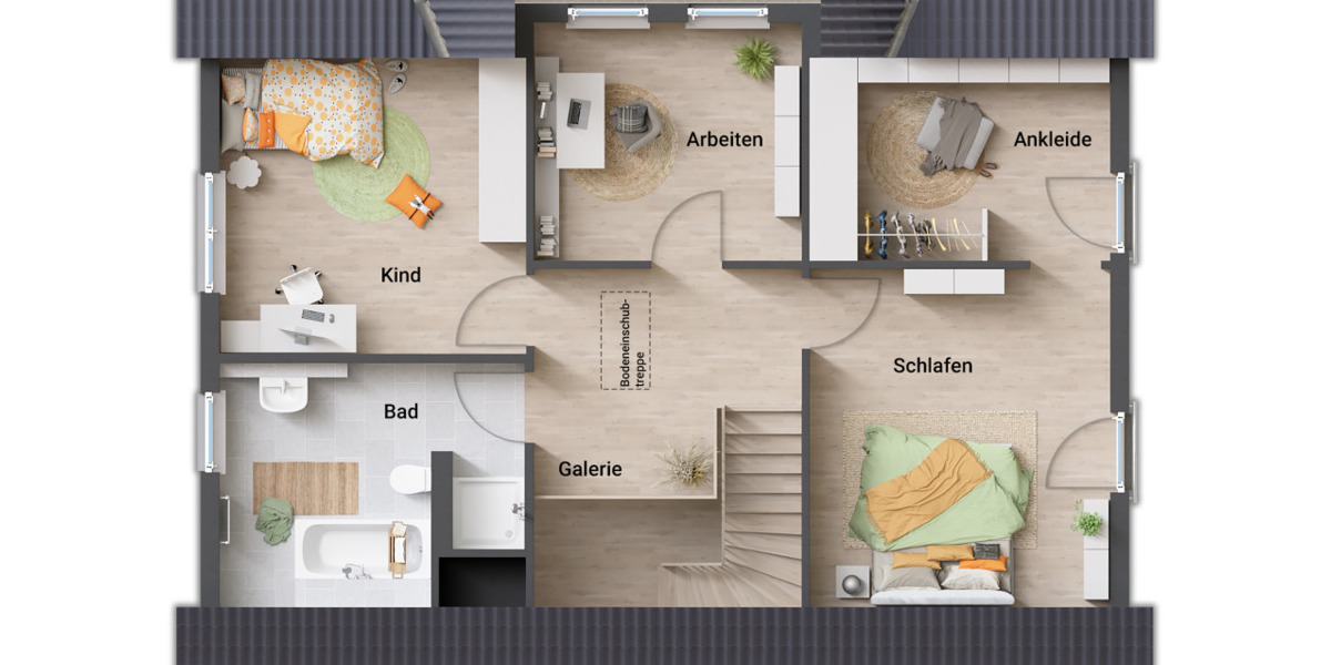 Einfamilienhaus Neu-Eichenberg Marzhausen - 5 Zimmer, 158 m&sup2;, 287.250&euro; | Angebot:24917849