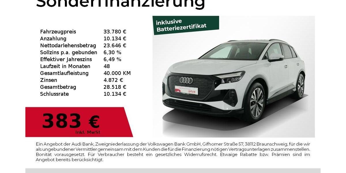 Audi Q4 e-tron 69.500 km 32.680 &euro; Nürnberg 90411