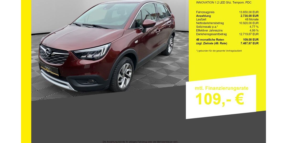 Opel Crossland (X) 77.452 km 13.650 &euro; Berlin-Französisch Buchholz 13127