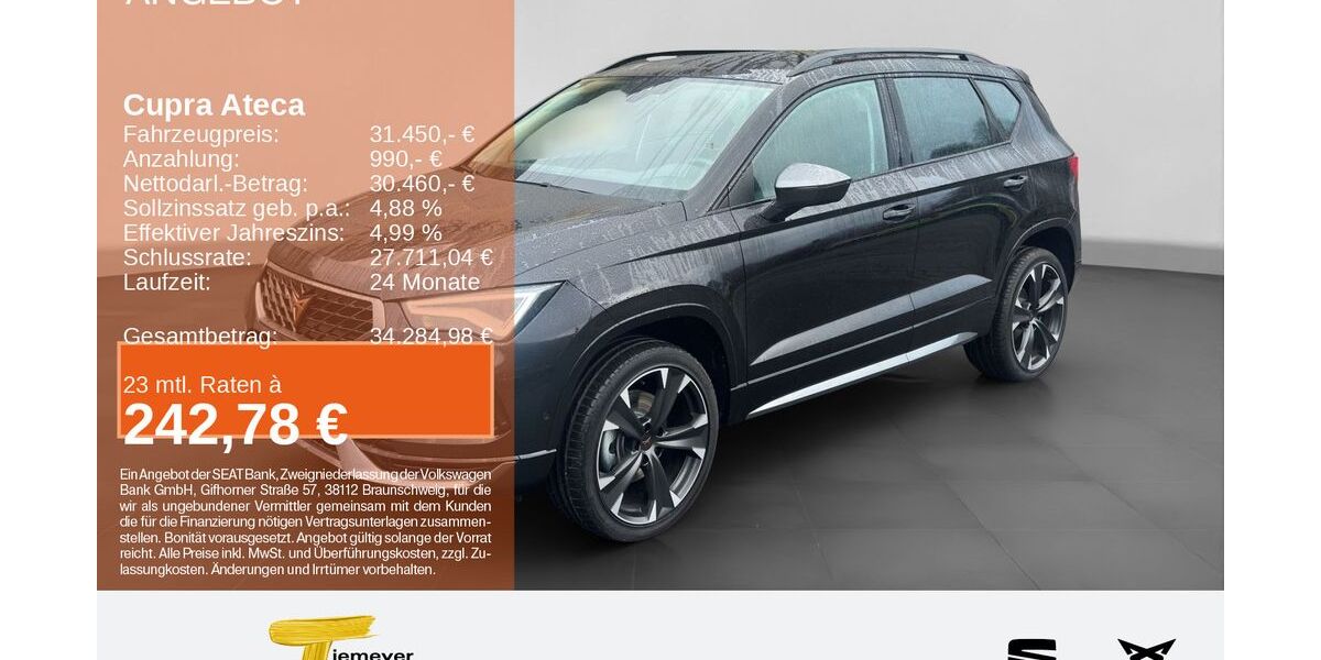 Cupra Ateca 1.500 km 30.980 &euro; Plettenberg 58840