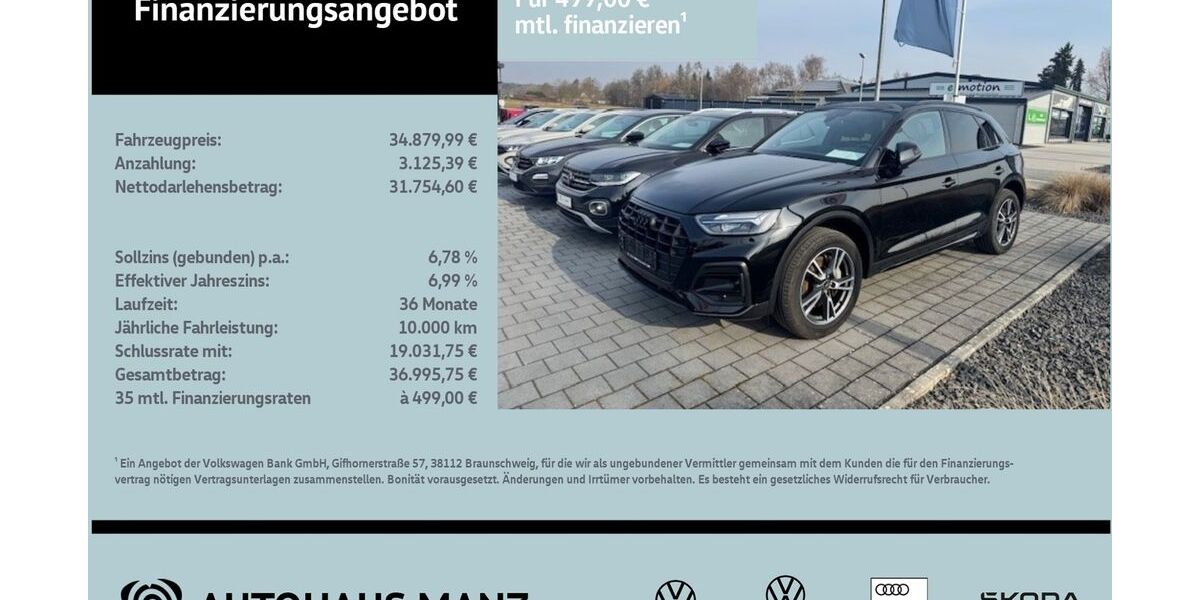 Audi Q5 72.470 km 34.879 &euro; Schwarzenfeld 92521