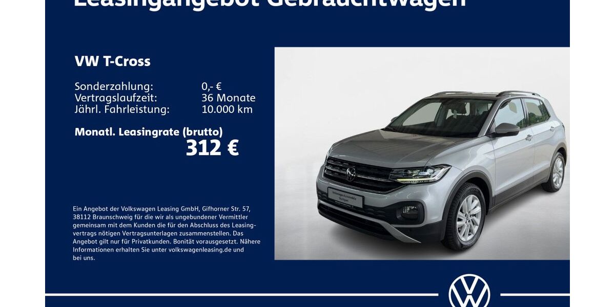 VW T-Cross 11.294 km 19.830 &euro; Stuttgart-Wangen 70188