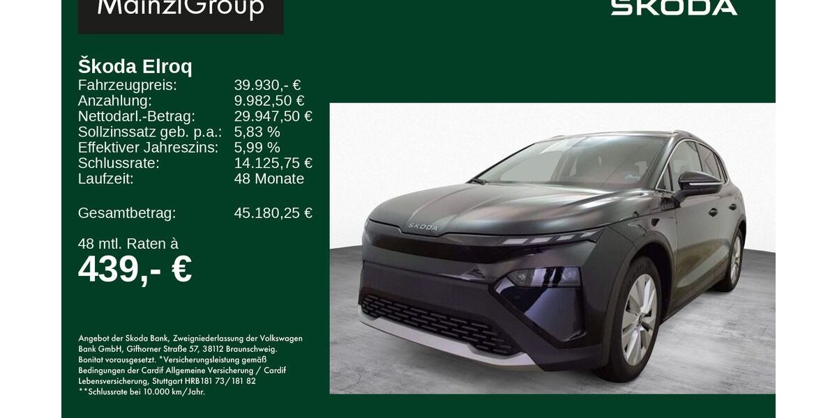 Skoda Elroq 7.200 km 39.930 &euro; Feldkirchen/Westerham 83620