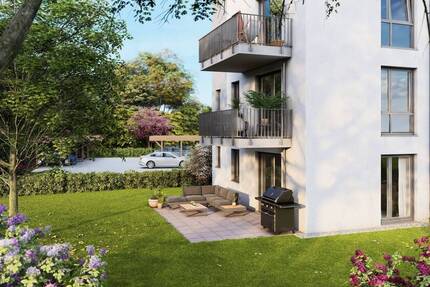 NEUBAU: JOLIE | Erdgeschosswohnung mit Terrasse und Gartenanteil | Open-House am 11.01.26 (11-12:00 Uhr) 2 zimmer